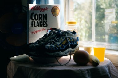 Darrel and Bob--part of a nutritious breakfast