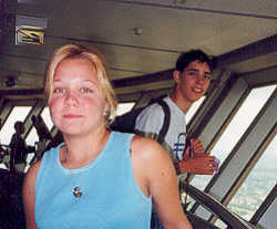 Lori and Jim are in the TV Tower.