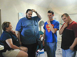 Sunshine, HooveR, Jeff, and Nick ponder the disappearance of Elizabeth and Bee