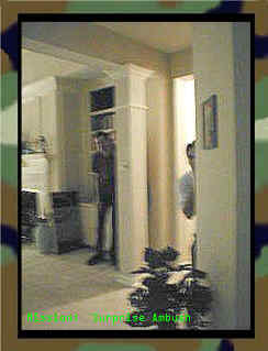 Robert demonstrates the proper way to hide