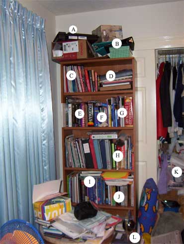 This is one of my bookshelves