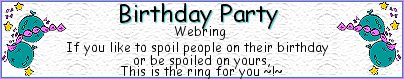 Birthday Party
Webring
