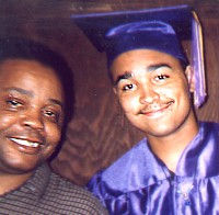 Lufkin High School Grad with Dad