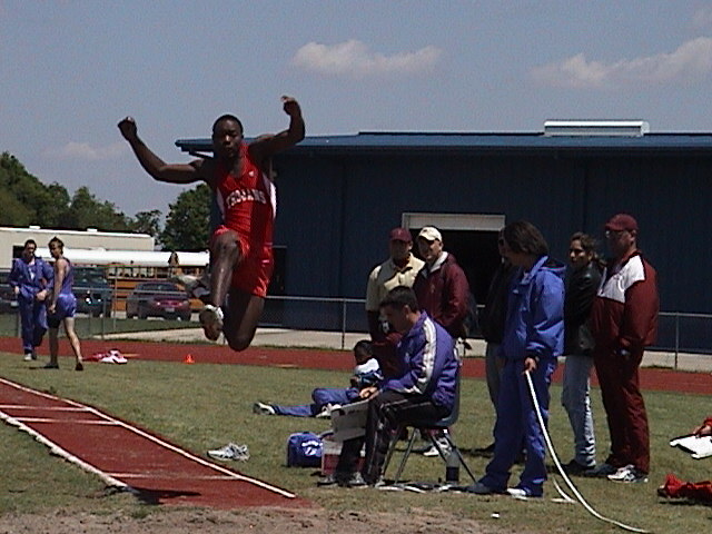 Jawann wins the long jump