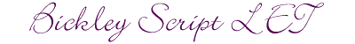 Bickley Script LET