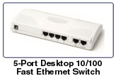 5-Port 10/100Mbps Desktop Switch