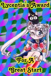 Lycentia's Award For A Great Start