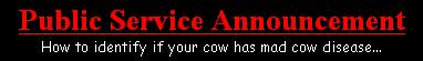 How to tell if your cow..