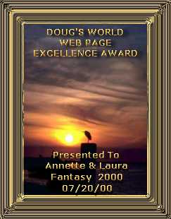 Doug's World Web Page Excellence Award