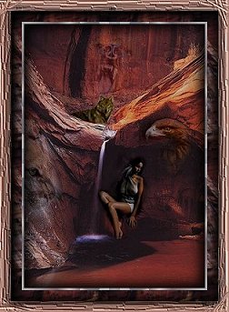 Eloquent Straw Frame