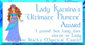 Lady Katrina's Ultimate Hunter Award