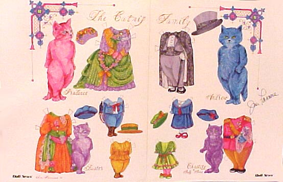 The Catnip Family - gift to Ella at Convention 2000