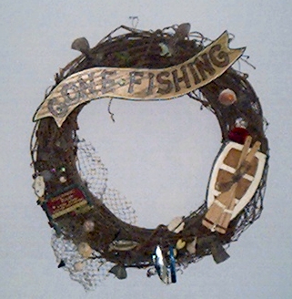 Fishing Wreath