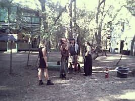 A demonstration of Fire Eating.