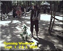 Hawkwood Faire Opening Day Photos Labor Day Weekend September 1st, 2nd, and 3rd, 2001.