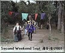 Hawkwood Faire Second Weekend September 8th and 9th, 2001.