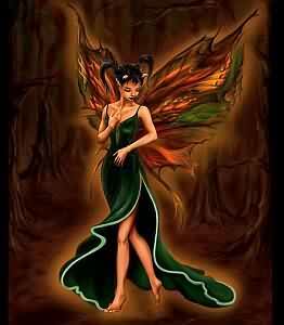 This fairy comes from the Soul Chamber, a student project at the University of Washington. It does not give credit for the artist. I used this picture in creating the button for a link to the RenFolks news group.