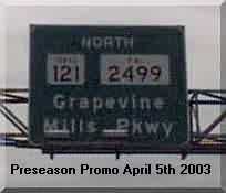 Preseason Promotion at Grapevine Mills Mall April 5th, 2003