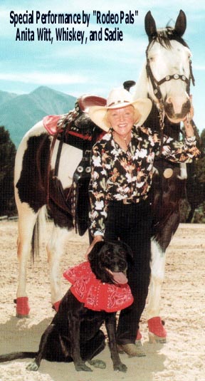 Anita & Her 'Rodeo Pals' -Whiskey & Sadie