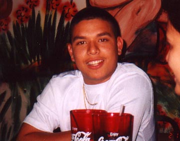 Santos at his Graduation Comida~~June 2, 2001
