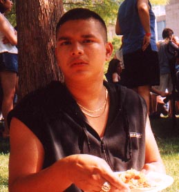 Santos at Artist Square~~June 3, 2001