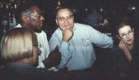 From left: Mrs. Newberry (sorry! e-mail the name!), Bob Newberry, Juan Palomo, Carolyn Allen