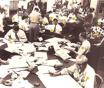 Newsroom, 1953
