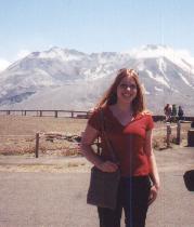 In front of Mt. St. Helens in Washington