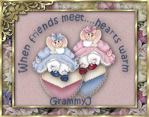 When friends meet..... Heart warm