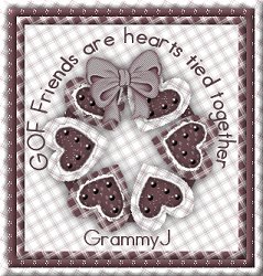 GOF Friends are hearts tied together