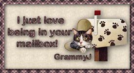 I just love being in your mailbox