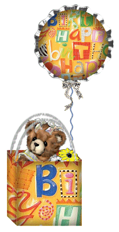 gift bag & helium balloon