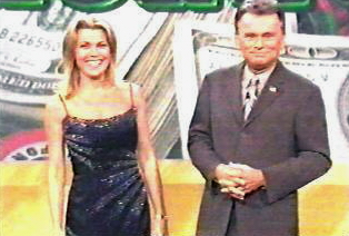 Vanna White and Pat Sajak