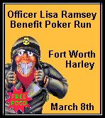 Officer Lisa Ramsey benefit Poker Run