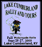go to Lake Cumberland Ky FALL Rally