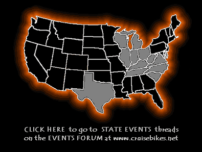 STATE EVENTS at www.CRUISEBIKES.net