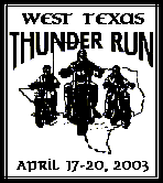 go to West Texas THUNDER RUN