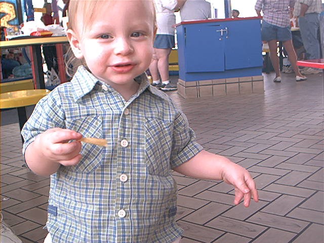 ANDREW (LIZ'S SON) AT JOSH & TASHA'S BIRTHDAY PARTY SEPT. 16, 2001