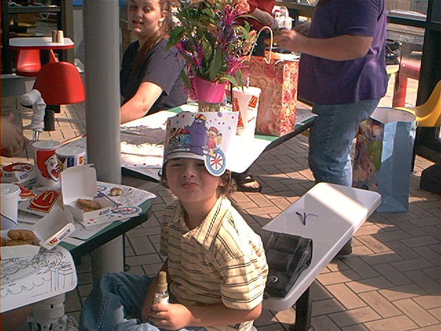 ANOTHER PICTURE OF ME CELEBRATING MY 4th BIRTHDAY ON SEPTEMBER 16, 2001
