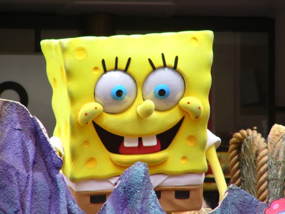 Sponge Bob Squarepants at the parade