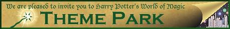 HP Theme Park Parchment Banner