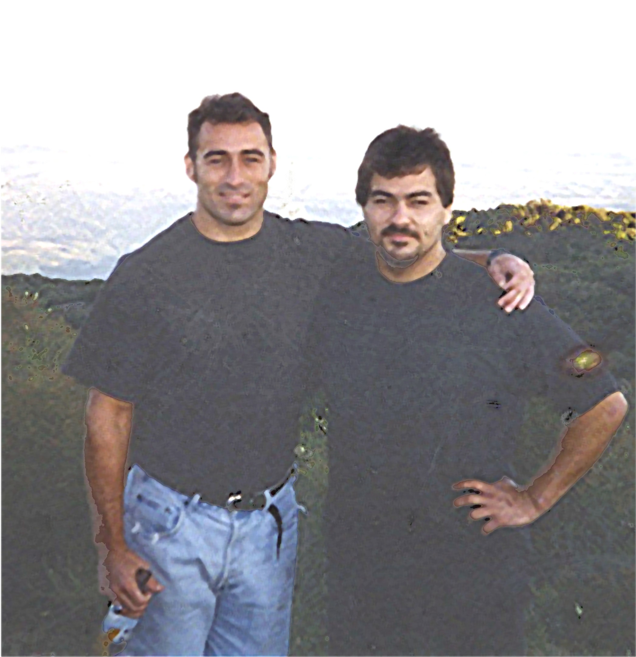 RYAN AND DAVID IN THE MOUNTAINS