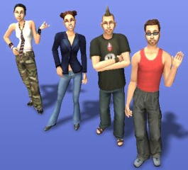 From left to right:  Aerial, Tara, Abram, CT