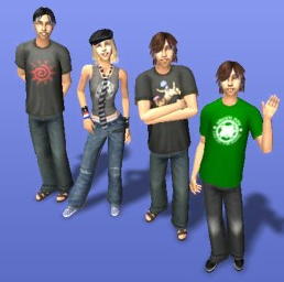 Scott, Skyy, Brian, and Brian's little brother, Nate.