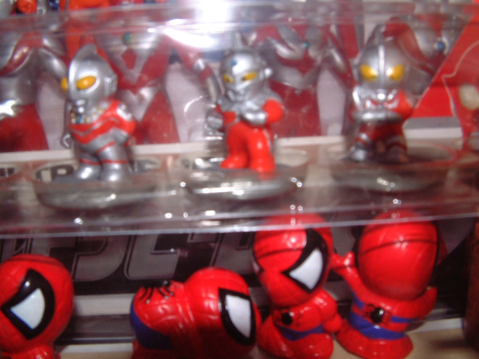 ultraman & spiderman mini.....