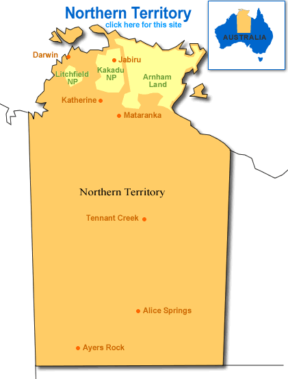 Northern Territory-Map