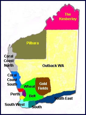 Western Australia-Map