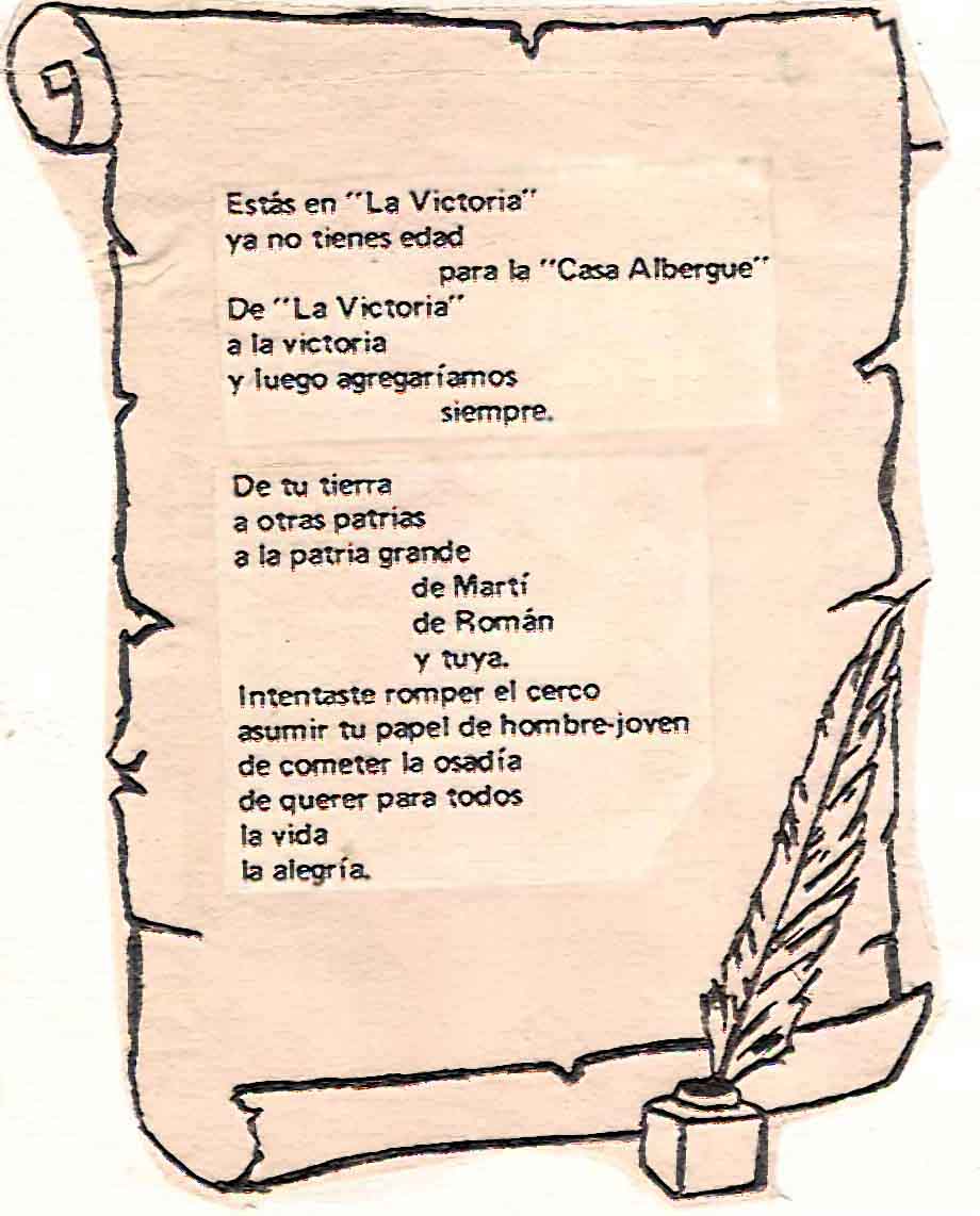 ESTROFA PARCELA GRAFICA #6(SAN ANTON) "POEMA CON LA MISMA VIDA A CUESTAS Y UNOS A&Ntilde;OS MAS" X SAGRADA BUJOSA MIESES"