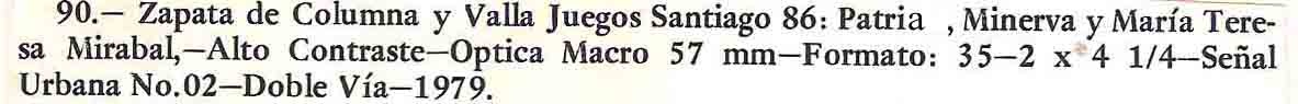 FICHA TECNICA Y ARTISTICA  VENTANA (DES) COMPOSICION FOTOGRAFICA #90.