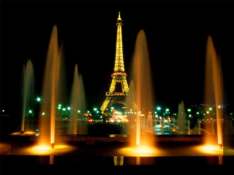 The Eiffel Tower At Night